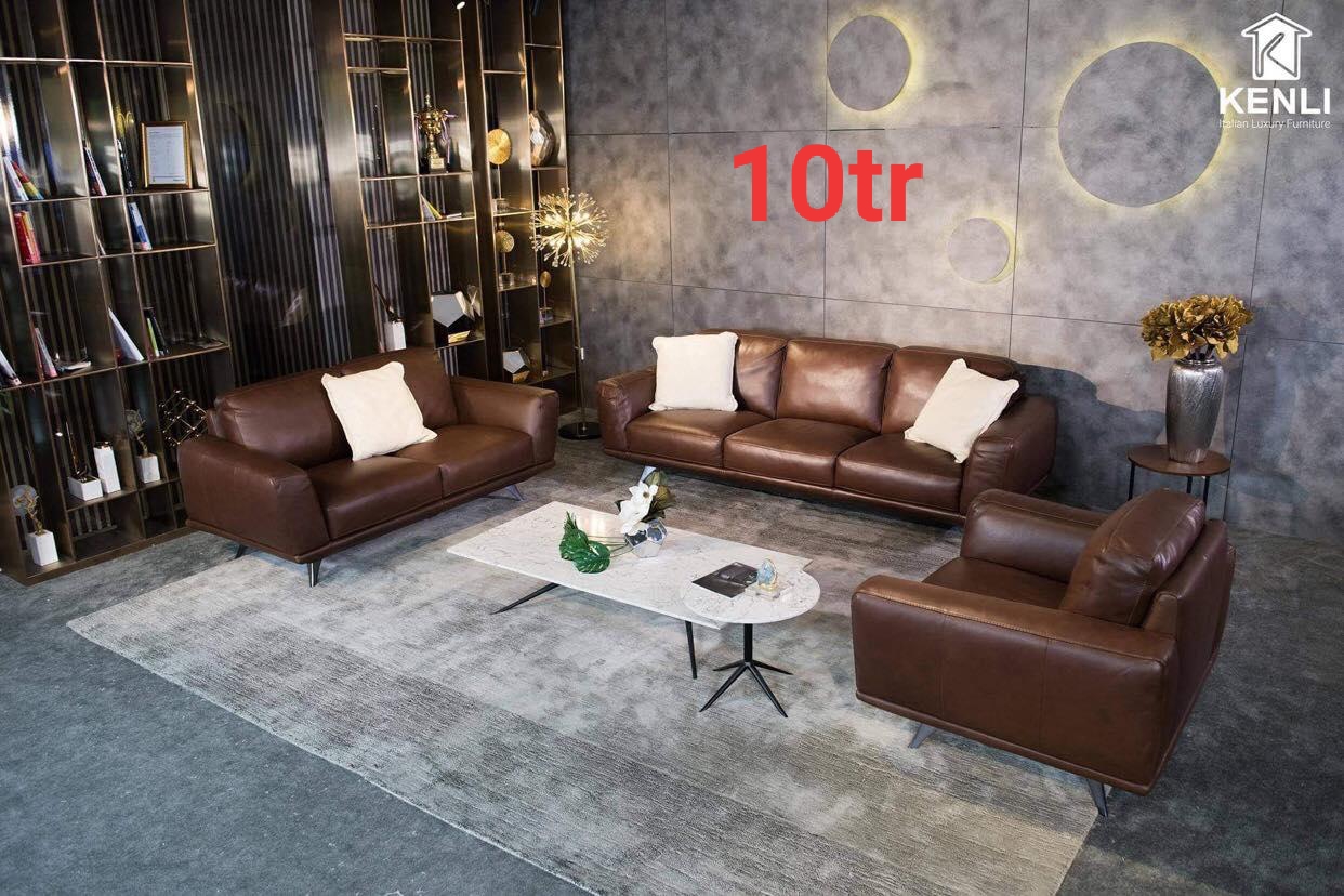 Ghế sofa da 05 là sản phẩm đáng chú ý của Tổng kho sofa toàn quốc Kenli. Với chất liệu da thật, độ bền cao và thiết kế đa dạng, sản phẩm sẽ đáp ứng được nhu cầu của mọi khách hàng. Hãy đến với Kenli để tìm kiếm sản phẩm Sofa phòng khách cao cấp cho ngôi nhà của bạn.